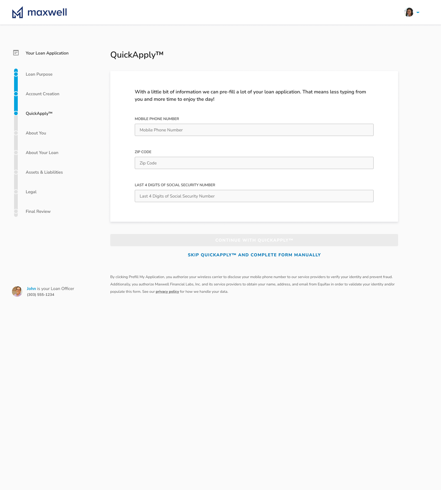 Less typing with QuickApply